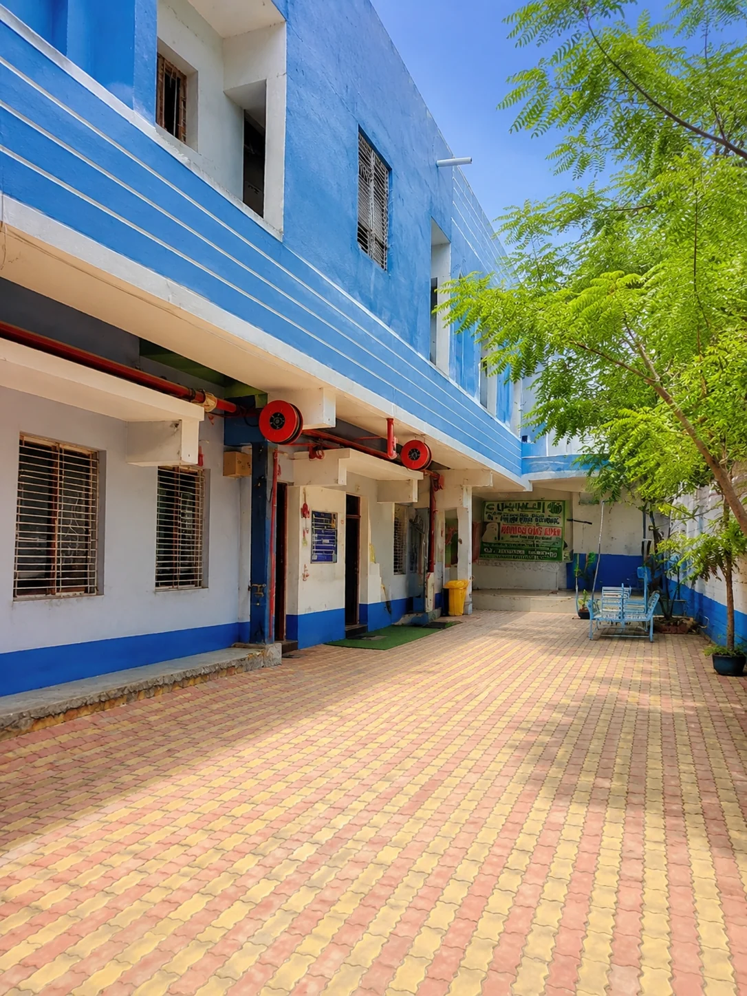 Campus walkway